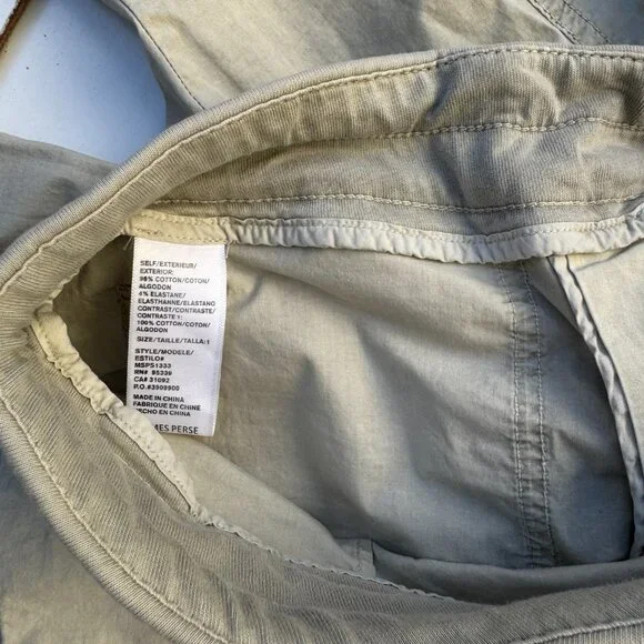 James Perse Stretch Poplin Zip Pocket Pant - Paste Pigment Size 1 (30"-32") - Picture 10 of 16